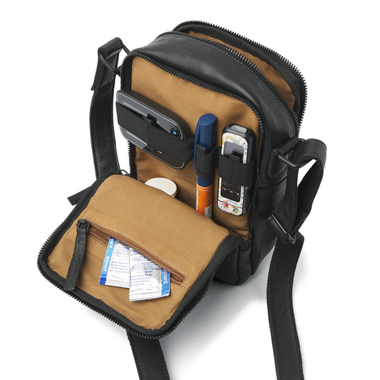 Schoudertas Voor Diabetes 7 – Brown | Sweet Collections